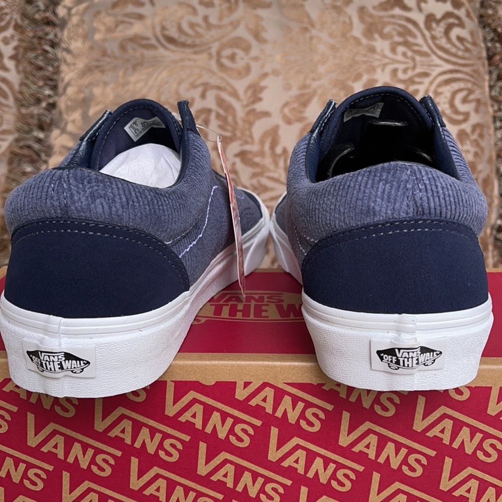 Vans Old Skool Paisley Parisienne Night/Trwht Men’ - Picture 4 of 16